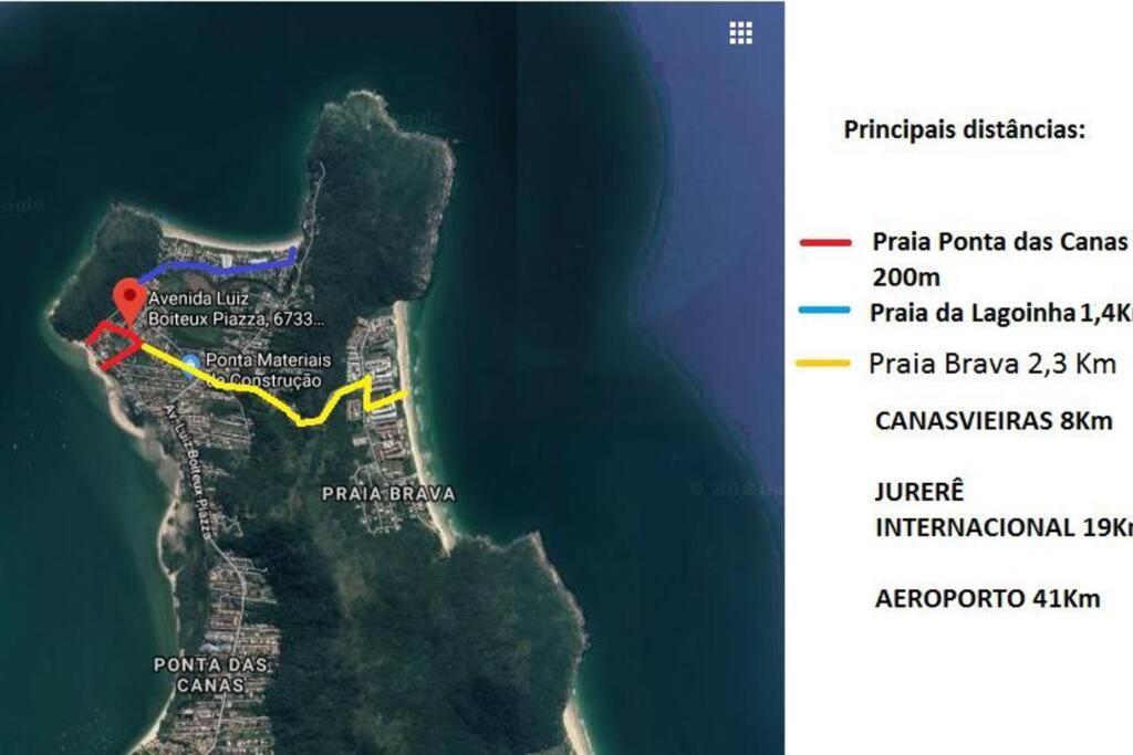 Apto 2 Pessoas Ponta Das Canas 200M Da Praia Florianópolis المظهر الخارجي الصورة